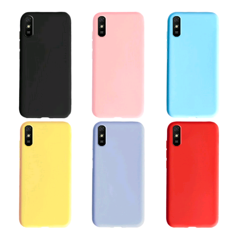 фото Чехол накладка для Xiaomi Redmi 9A Red Line Ultimate силикон оранжевая