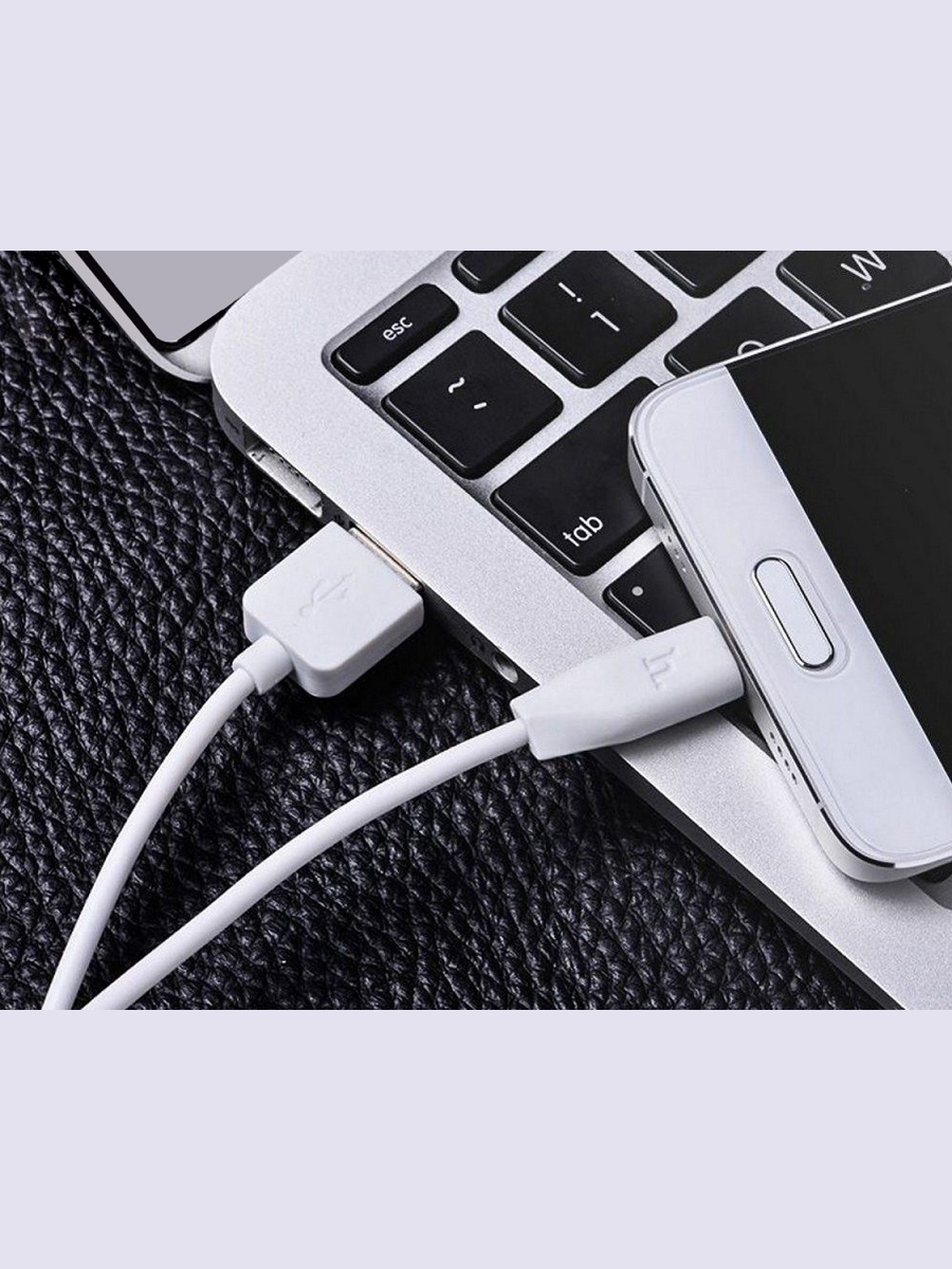 Кабель для зарядки Type-C USB HOCO X1 1м белый