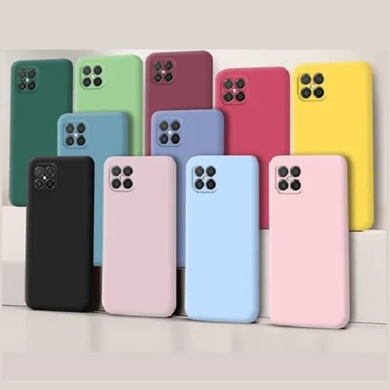 фото Чехол накладка для Huawei Honor 90 Lite soft силикон с защитой камеры синяя