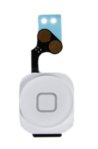 Шлейф для iphone 5 на кнопку Home комплект белый