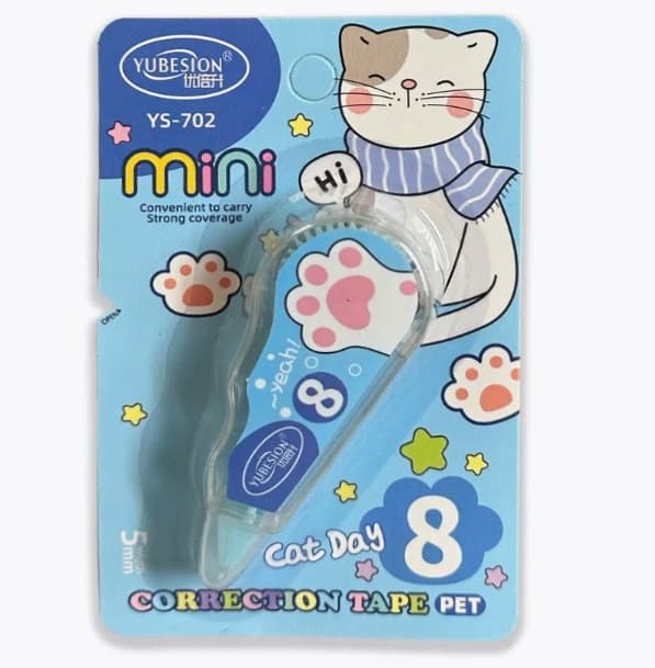 Замазка ленточная штрих корректор канцелярская лента сухая YS-702