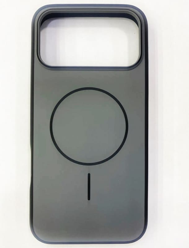 фото Чехол накладка для iphone 17 Pro Max/18 Pro Max 6.9 soft силикон+пластик с магнитом черная