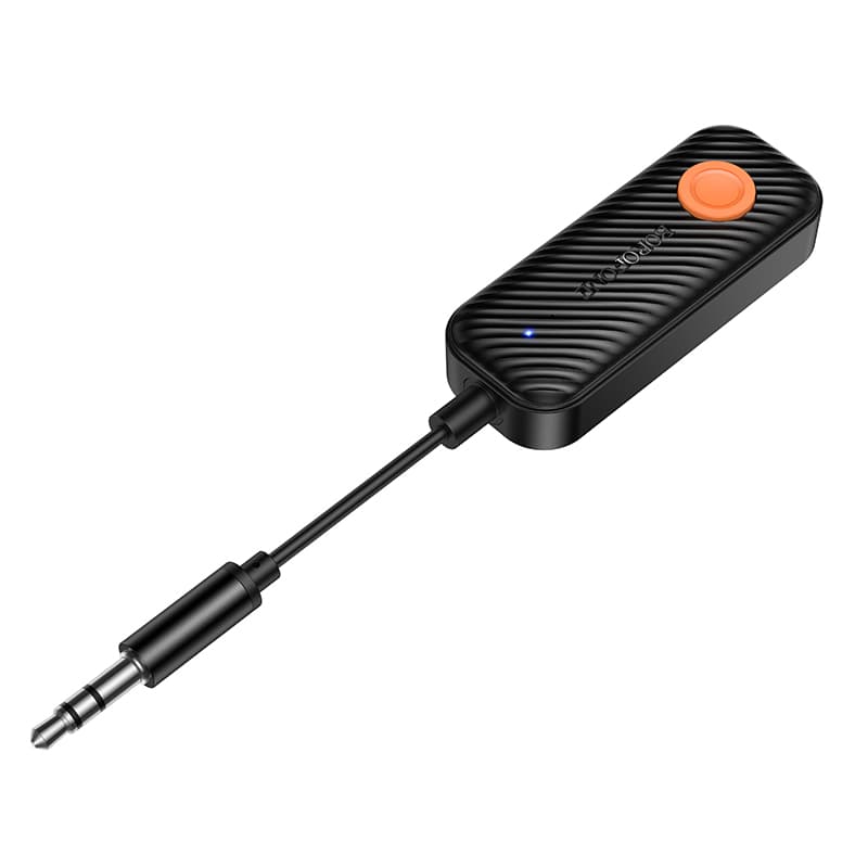 фото Блютуз aux FM трансмиттер bluetooth адаптер ресивер Borofone BC62 черный