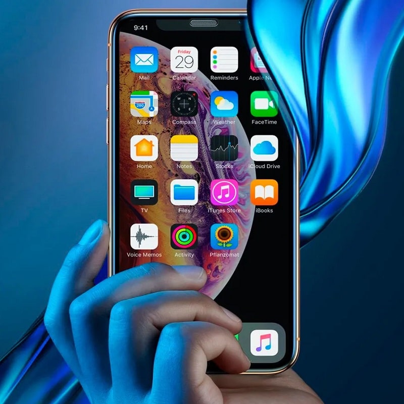 фото Защитное стекло для iphone 11 Pro Max/XS Max 6.5 Baseus Full-screen curved WA-01 черное