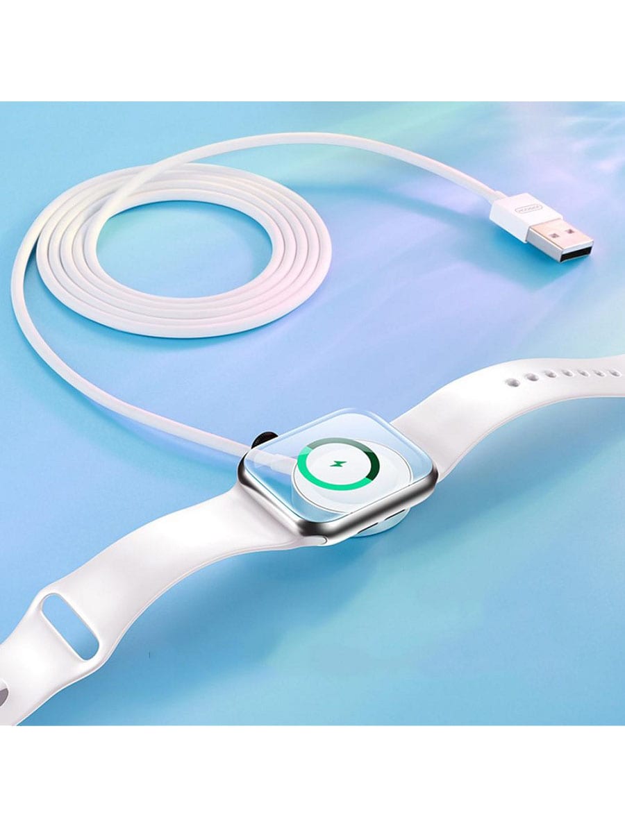 Магнитное зарядное устройство кабель для часов Apple Watch Joyroom S-IW001S в USB-A 1.2м белое