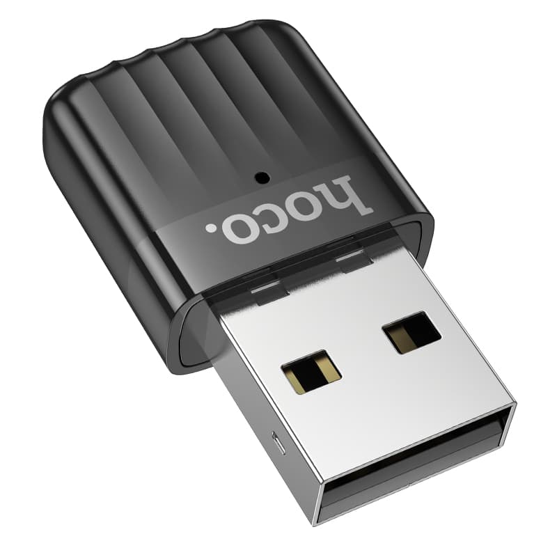 USB адаптер Wi-Fi5 HOCO HI33 двухдиапазонный черный (USB2.0 2.4ГГц до 650Мбит/с)