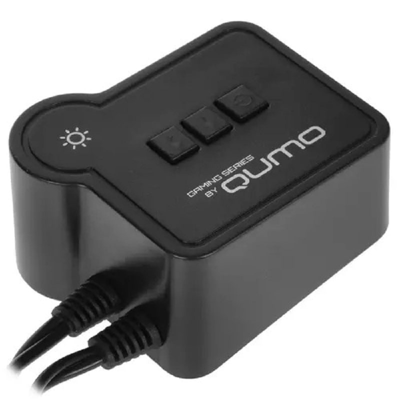 Акустическая система 2,0+Bluetooth Qumo Charisma BT 0054,15ВТ, RGB подсветка USB+3.5 jack, объемное звучание, блютуз