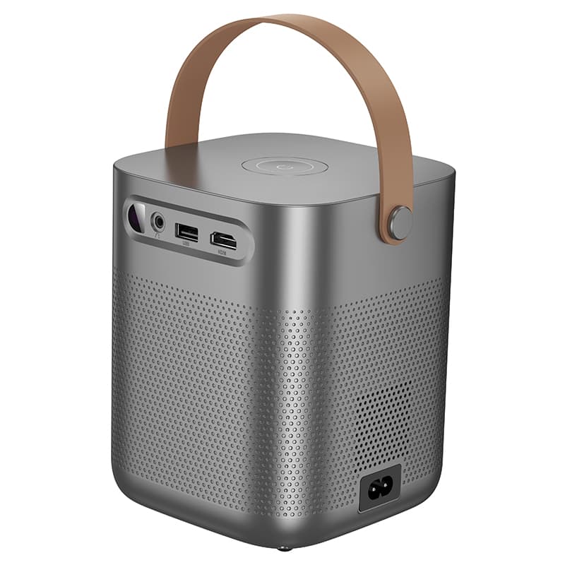 Проектор HOCO DT4 Smart projector 2.69d 720P WiFi 2.4+5G BT5.1 (Android version) серый металл