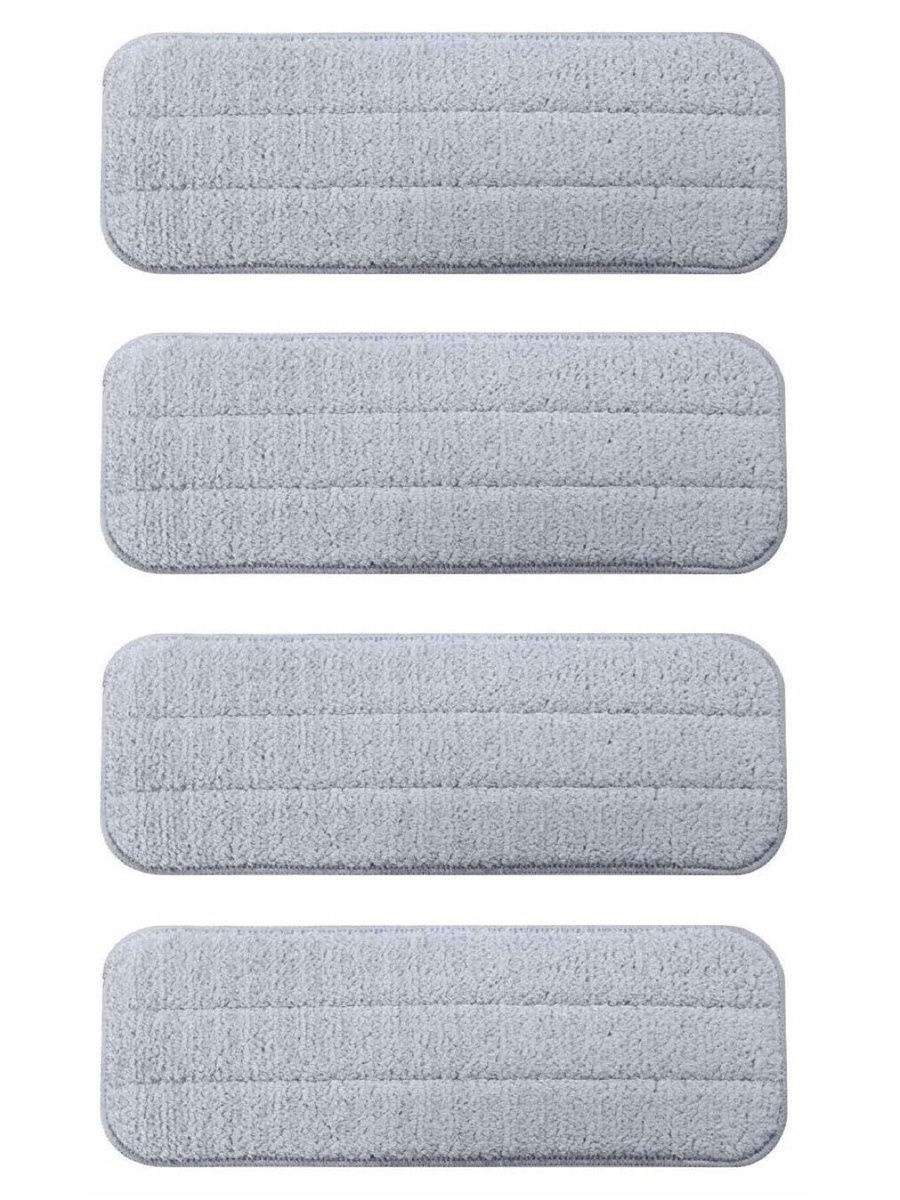 Сменная насадка для швабры Deerma TB500 Water Spray Mop Cleaning Cloth TB02 355x120мм серая 1шт
