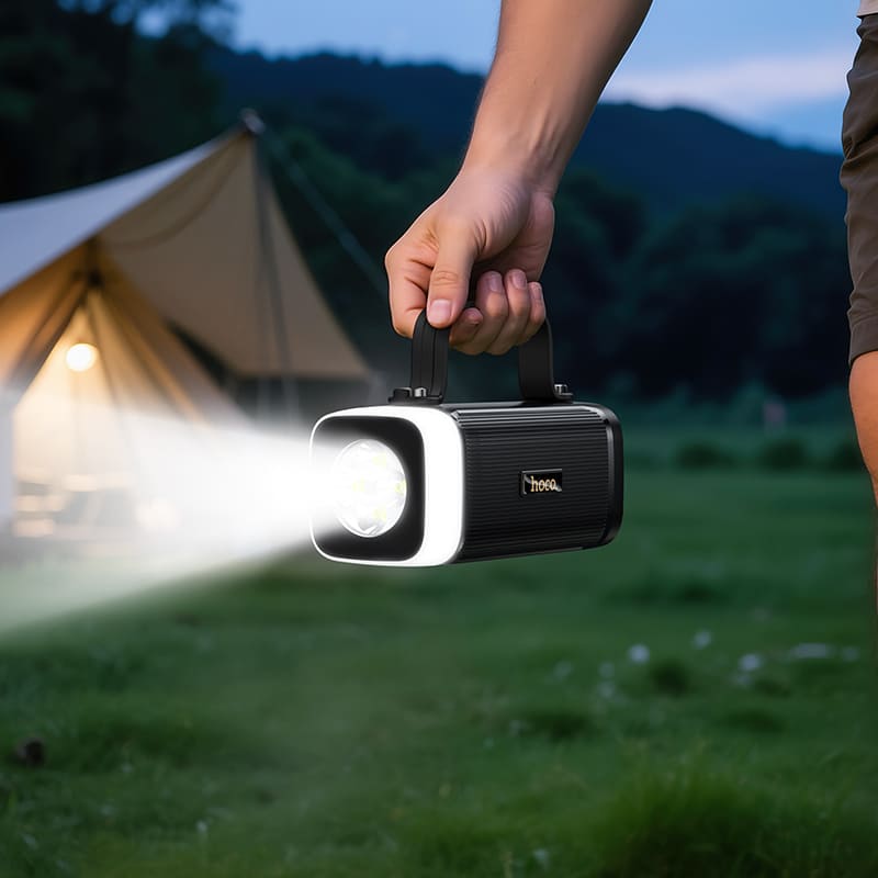 фото Внешний аккумулятор повербанк Power bank HOCO J174 40000mAh 22.5W PD 20W QC3.0 с фонариком подсветкой черный