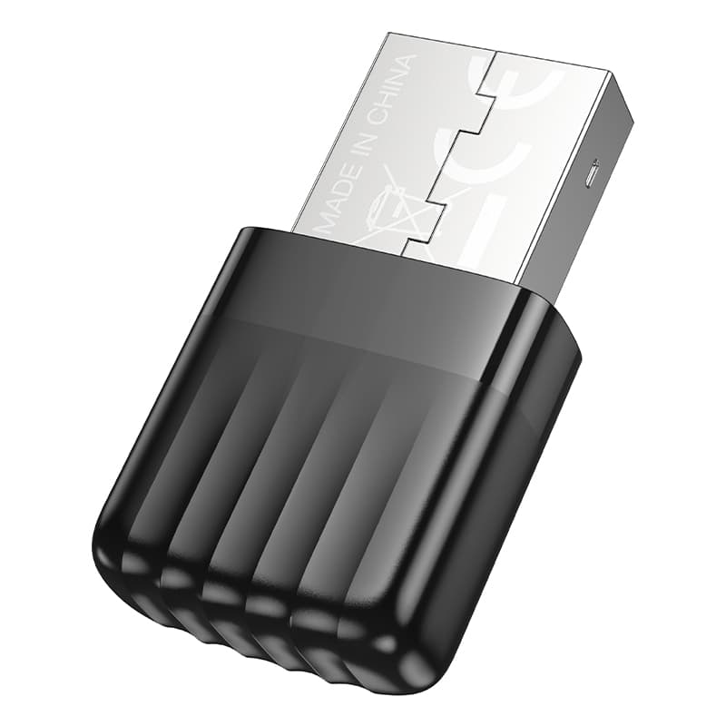 USB адаптер Wi-Fi5 HOCO HI33 двухдиапазонный черный (USB2.0 2.4ГГц до 650Мбит/с)
