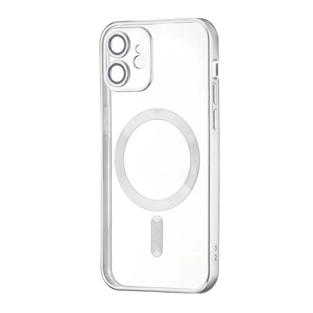 фото Чехол накладка для Samsung S25 Ultra S силикон+пластик с магнитом прозрачная
