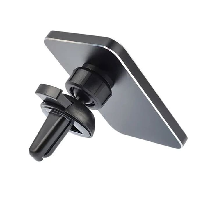 фото Автомобильный держатель для телефона VIXION W14 с беспроводной зарядкой в решетку вентиляции черный