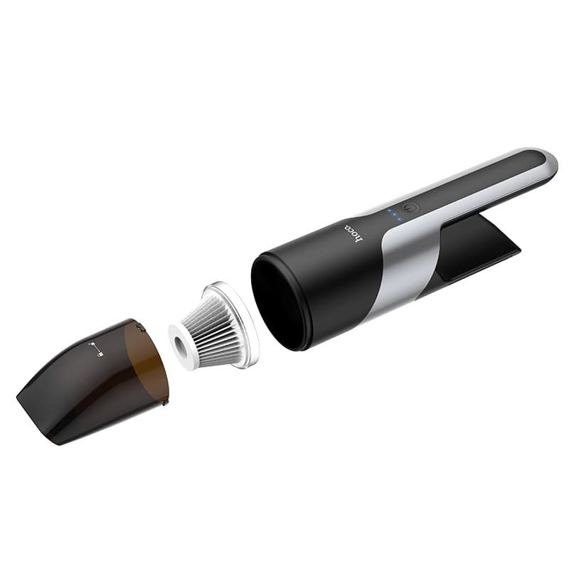 фото Пылесос автомобильный HOCO PH16 (2 насадки) черный/серый