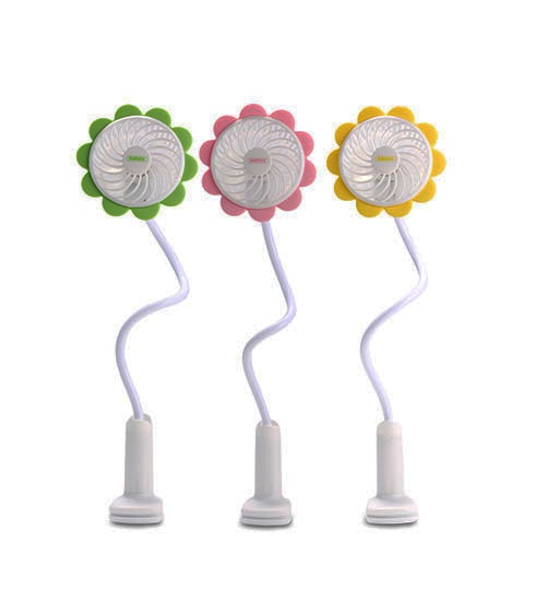 Вентилятор настольный Remax F12 розовый