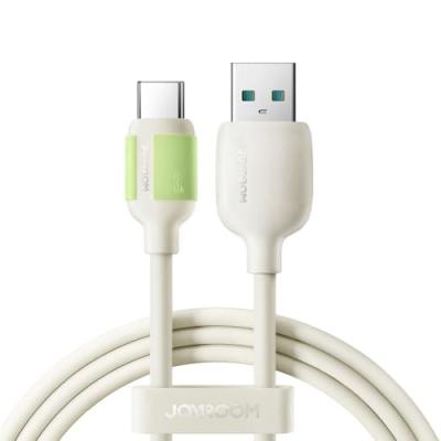 Кабель для зарядки Type-C USB Joyroom S-A53 1.2м 3A жидкий силикон бежевый