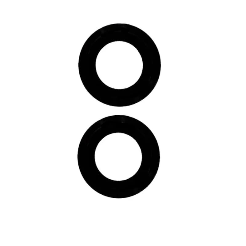 Стекло камеры для iphone 14 черный в сборе (2шт)