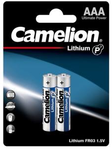 Батарейка Camelion литиевая LR03-2BL (AAA)