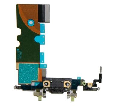 Шлейф для iphone 8 на системный разъем/микрофон черный o