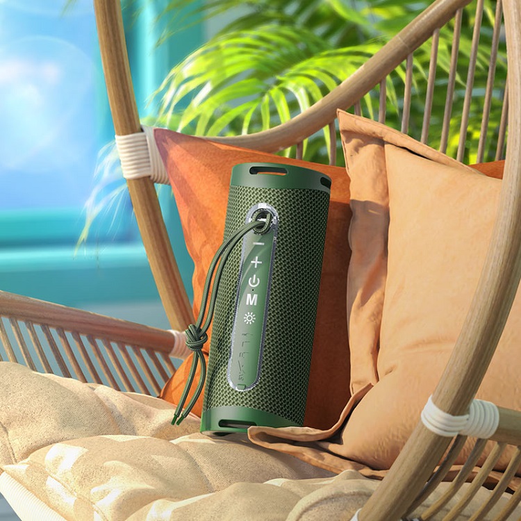 Колонка блютуз HOCO HC9 Dazzling черная 1800mAh