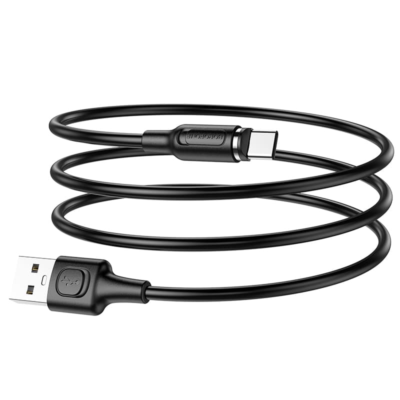 Кабель для зарядки Type-C USB Borofone BX41 3A 1м магнитный черный