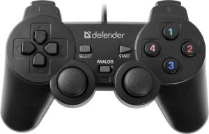 Геймпад проводной DEFENDER Omega USB, 12 кнопок, 2 стика