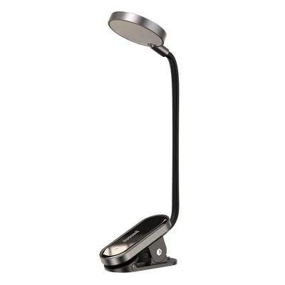 Лампа настольная мини Светильник на прищепке Baseus Comfort Reading Mini Clip Lamp DGRAD-0G темно-серый