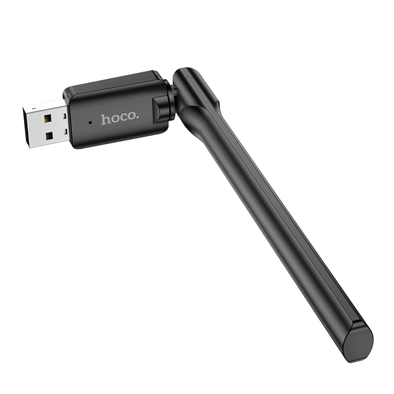 USB адаптер Wi-Fi4 HOCO HI32 черный (USB2.0 2.4ГГц до 150Мбит/с)