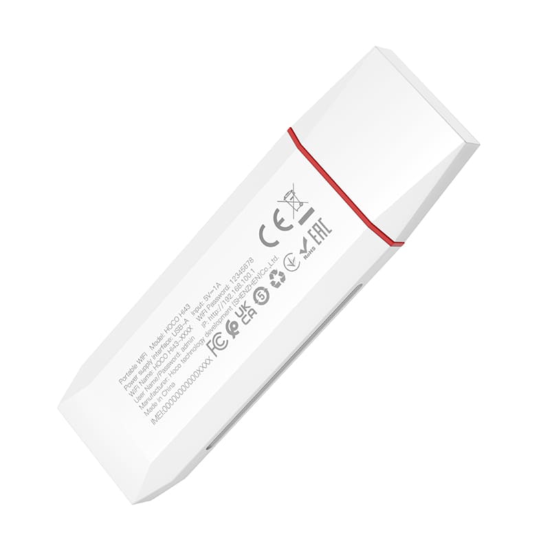Беспроводной WiFi Роутер Hoco HI43 Wi-Fi6 4G 150Мбит/с белый