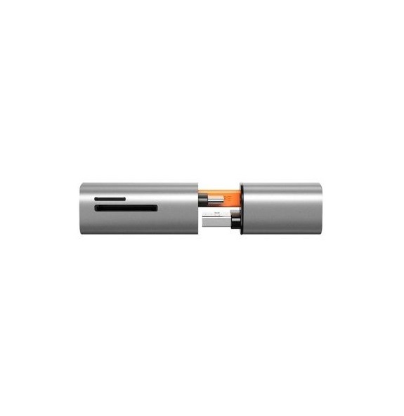 Картридер Baseus Mini-cabin card reader SD/TF CADKQ-A0G серый Картридер Baseus Mini-cabin card reader SD/TF CADKQ-A0G серый