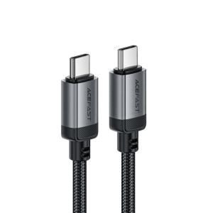 Кабель для зарядки Type-C to Type-C Acefast C20-03 60W 1.2м в тканевой оплетке черный