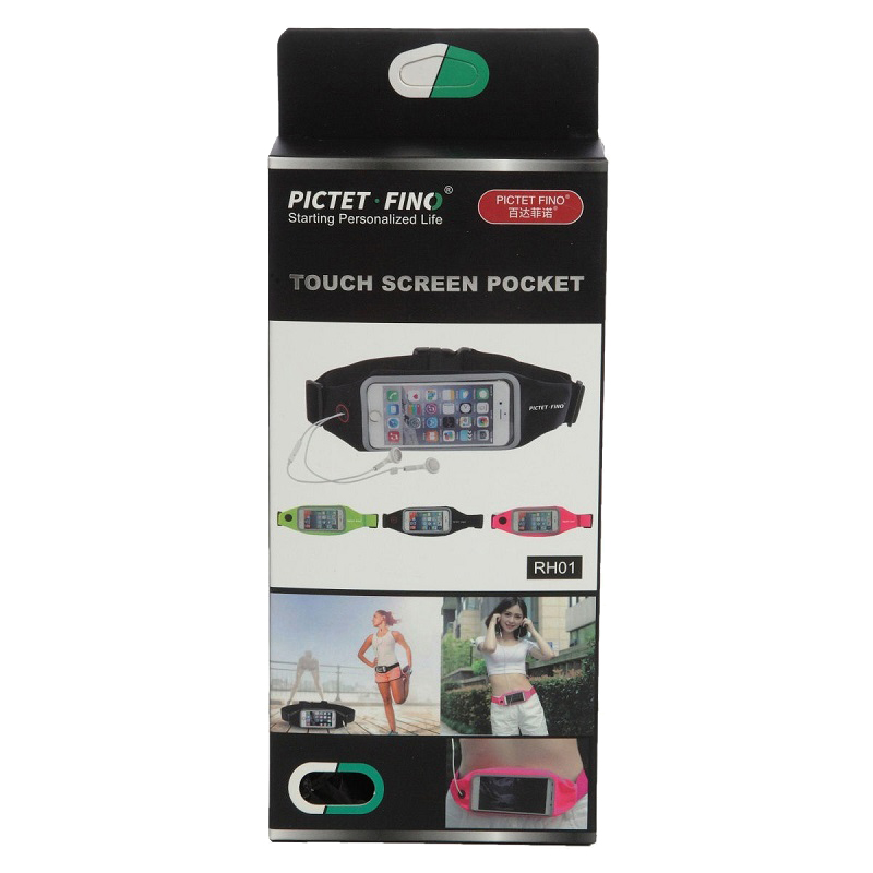 Сумка на пояс PICTET FINO RH01 5.5 черная