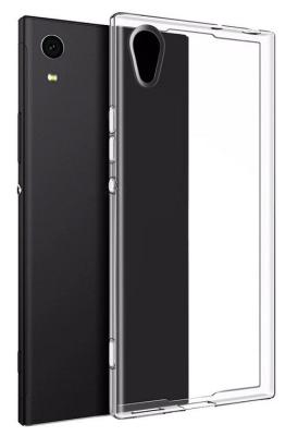 Чехол накладка для Sony Xperia XA1 Ultra силикон тонкий прозрачная