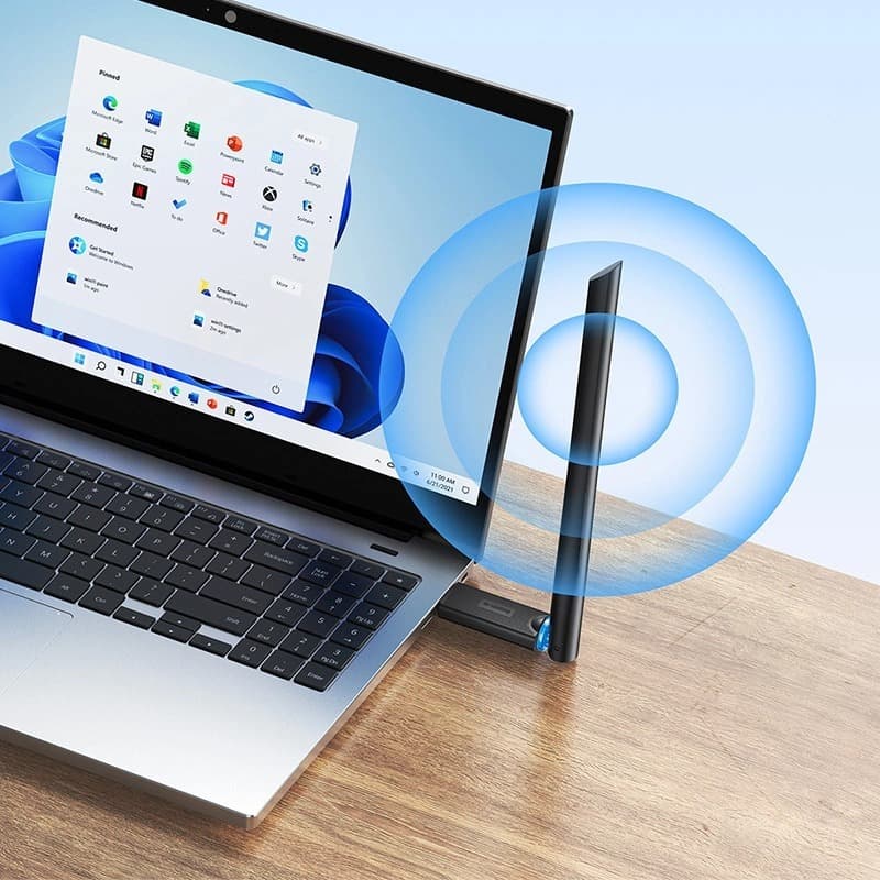 USB адаптер Wi-Fi Baseus BS-OH171 FastJoy 150MBPS черный (USB2.0 2.4ГГц до 150Мбит/с) B01317600111-00