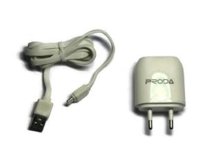 Сетевое зарядное устройство + кабель для iphone Lightning Remax Proda RP-U21 2USB 2.1A 