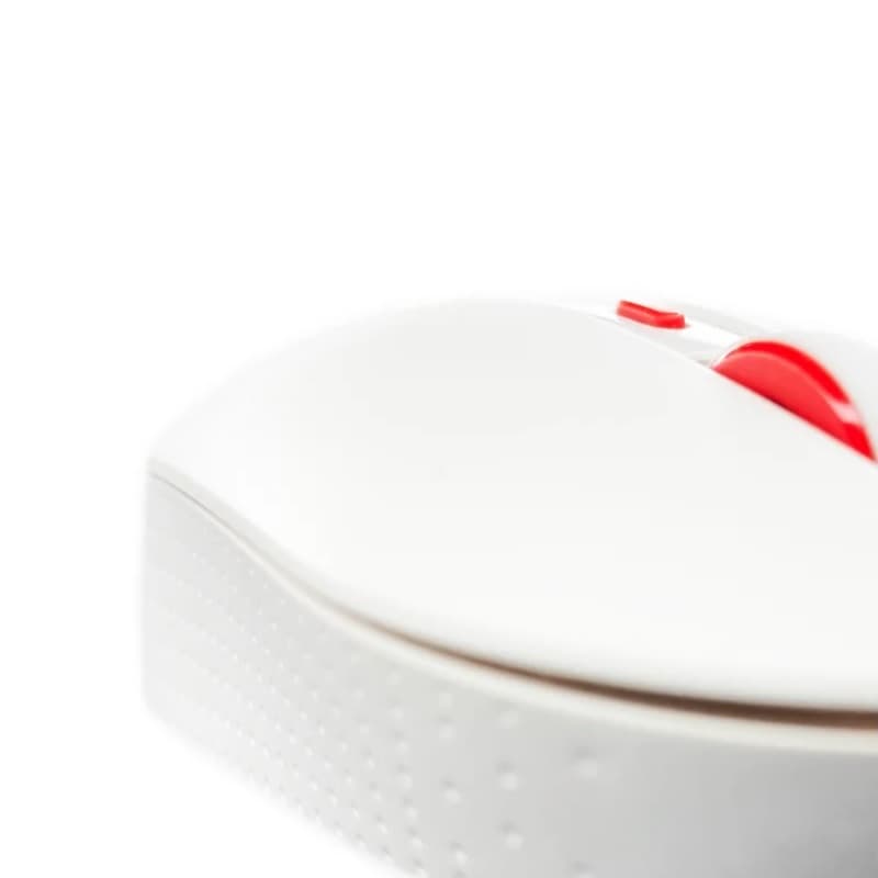 Мышь беспроводная Xiaomi MIIIW Wireless Mute Mouse белая с красным