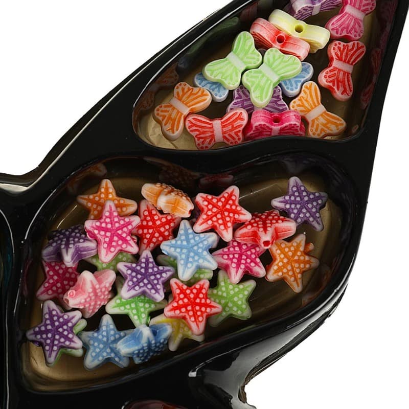 Набор для рукоделия и плетения из бусин принцессы дисней Beadset-PDB / бусины фигурки Мульти Арт