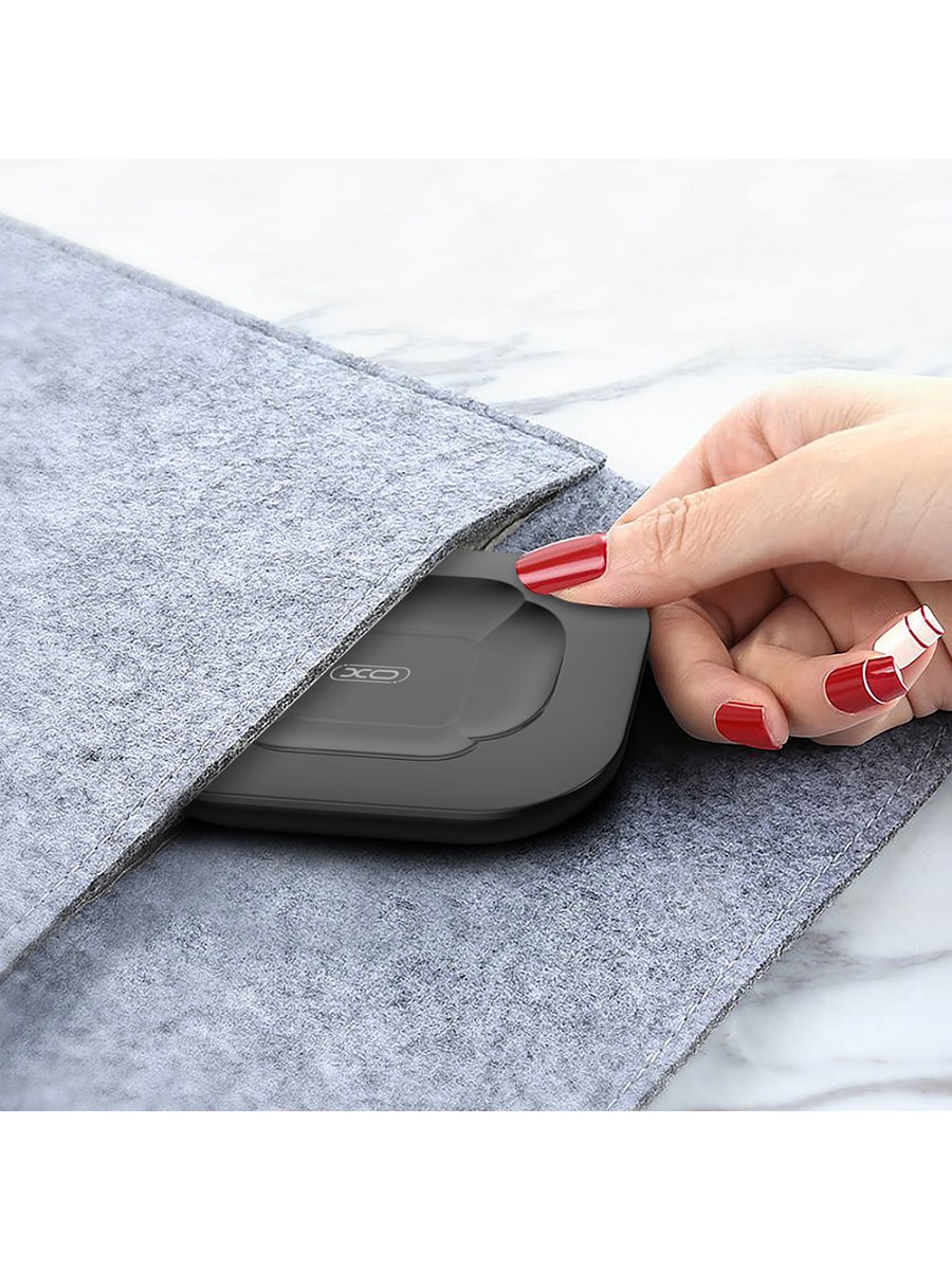 фото Беспроводное зарядное устройство 2 в 1 xomobile WX017 черное