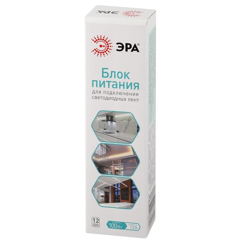 Источник питания ЭРА LP-LED-100W-IP20-12V-S Источник питания ЭРА LP-LED-100W-IP20-12V-S