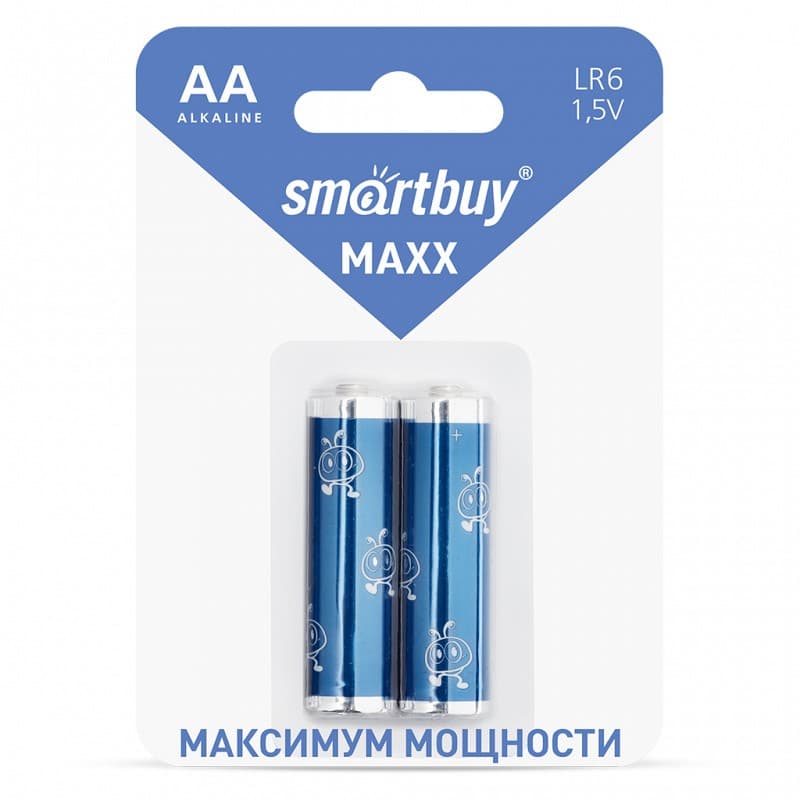 Батарейка Smartbuy алкалиновая LR6/2B MAXX (SBBM-2A02B) Батарейка Smartbuy алкалиновая LR6/2B MAXX (SBBM-2A02B)