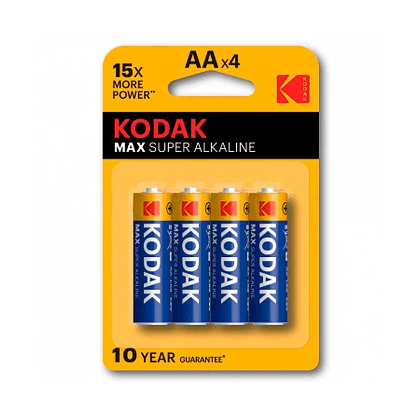 Батарейка Kodak алкалиновая LR6-4BL Max Super Alkaline