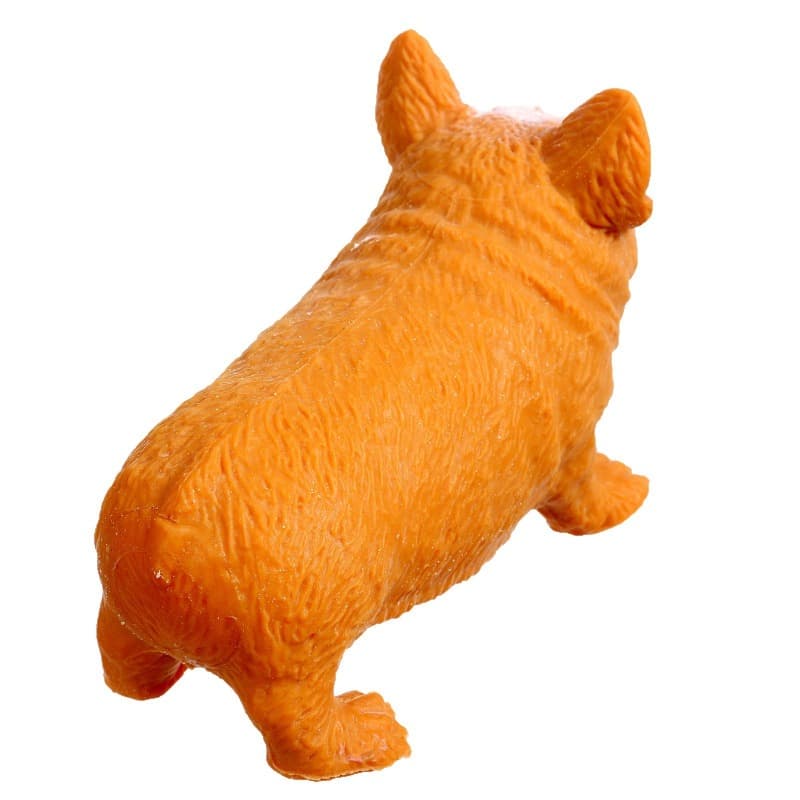 Сквиш антистресс игрушка мялка жми тяни с песком Корги