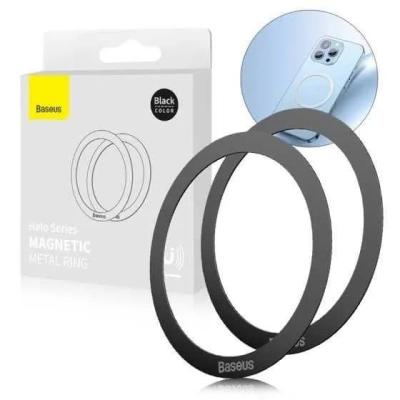 Металлическое кольцо для магнитных зарядок magsafe Baseus PCCH000001 Metal Ring черный 