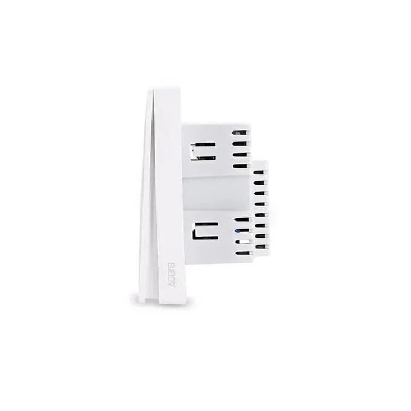 Умный настенный выключатель ми сяоми ксиоми AQARA wall switch (1кнопка) QBKG04LM белый RU