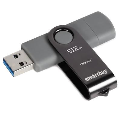 Флеш-накопитель Smartbuy Twist USB 3.0/3.1 черный 512Gb