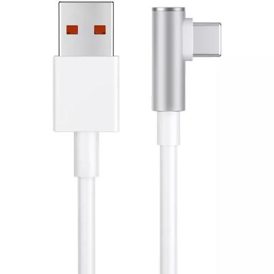Кабель для зарядки Type-C USB Xiaomi Mi 6A 150см угол 90 белый