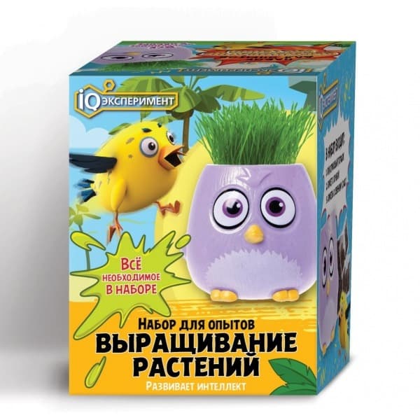 Набор для опытов развивающий Выращивание растений в горшках, iQ Эксперимент EXG-02-AB Набор для опытов развивающий Выращивание растений в горшках, iQ Эксперимент EXG-02-AB