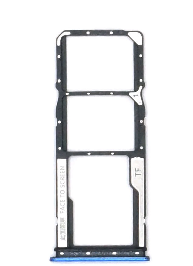 Держатель сим для Xiaomi Redmi 9A/9C синий