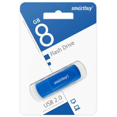 Флеш-накопитель Smartbuy Scout синий 8Gb