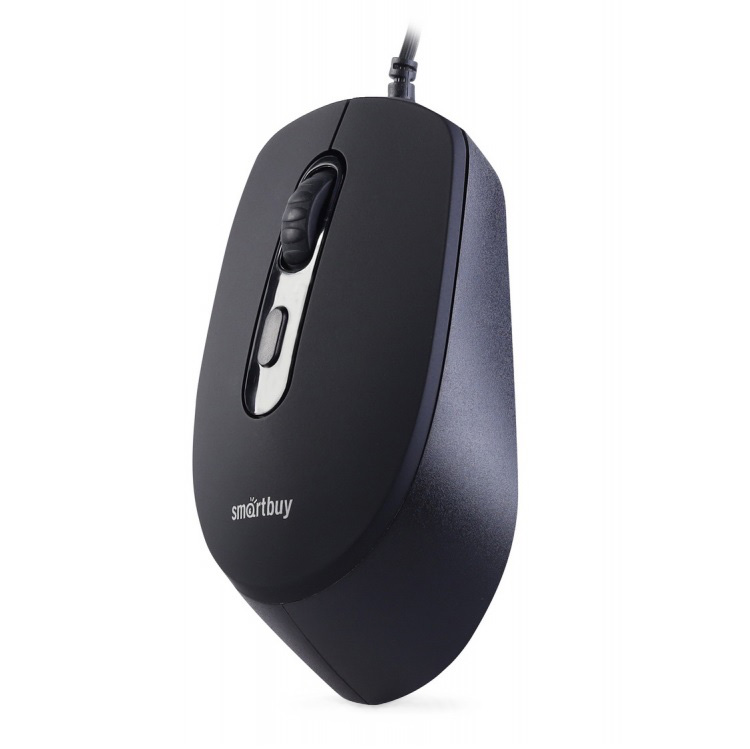 Мышь проводная Smartbuy ONE 265-K бесшумная черная (SBM-265-K)